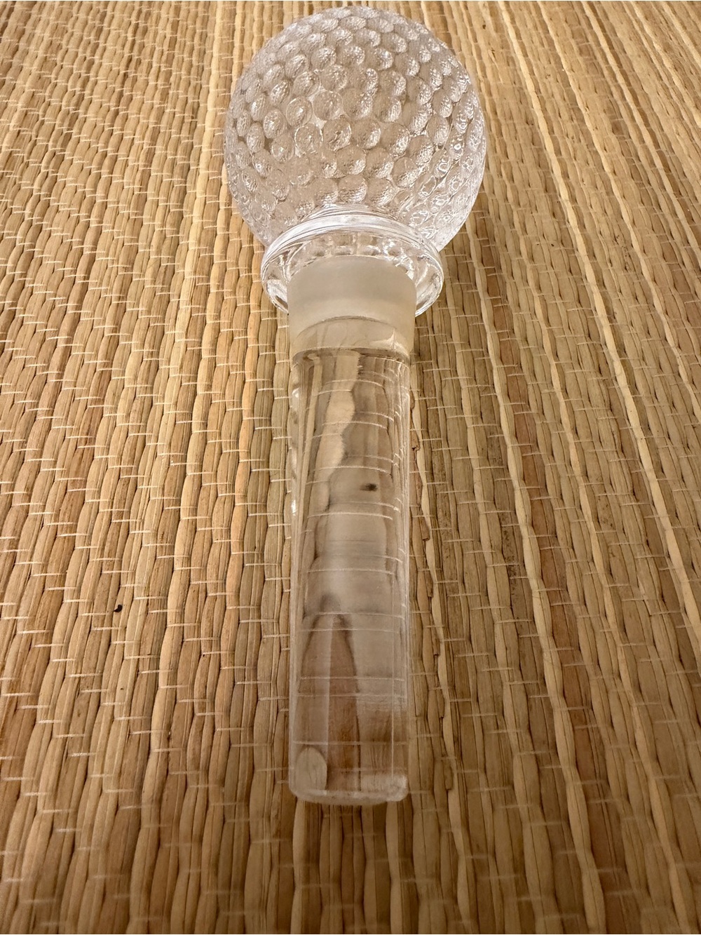 Mikasa Austrian Lead Crystal Golf Ball Wine Bottle Stopper Golf 4.5”